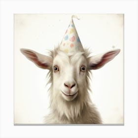 Birthday Goat 2 Canvas Print