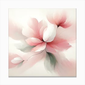 Abstract Floral Painting Canvas Print