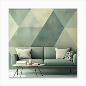 Geometric Wall Mural Canvas Print