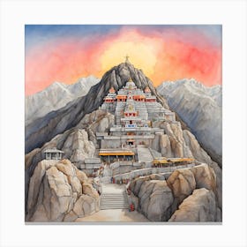 Hindu Temple 9 Canvas Print