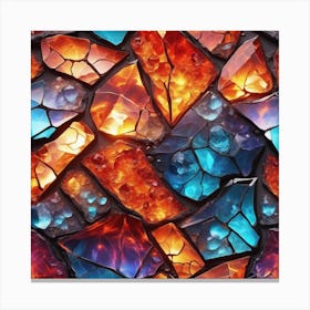 Shattered Glass 34 Canvas Print