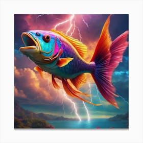 Lightning Fish Canvas Print