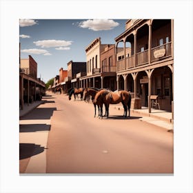 Old West Town 17 Canvas Print