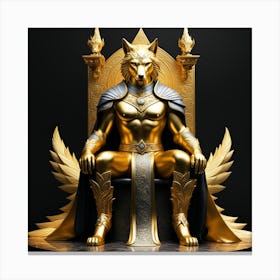 Golden Throne 1 Canvas Print