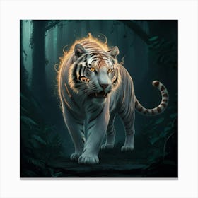 White Tiger Canvas Print