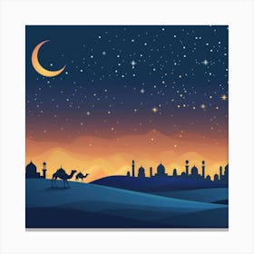 Ramadan Background 13 Canvas Print