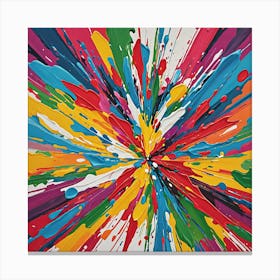 Splatter Canvas Print