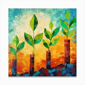 'Growth' Investment Canvas Print