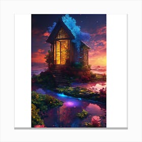 House On The Lake Canvas Print