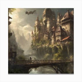 Fantasy City 42 Canvas Print