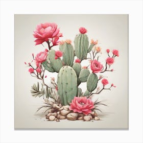 A Cactus tree Canvas Print