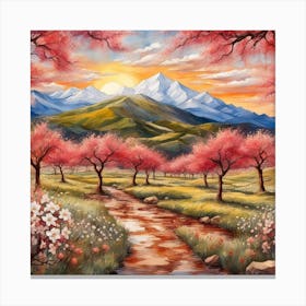 Cherry Blossoms 1 Canvas Print