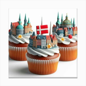 Danish Cupcakes Canvas Print