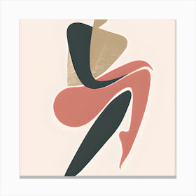 Abstract Female Figure Canvas Print