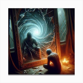 Reflection In A Mirror Canvas Print