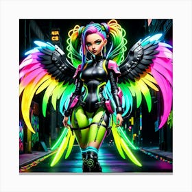 Angel Of The Night Canvas Print