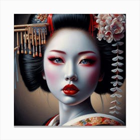 Geisha 221 Canvas Print