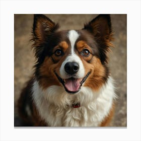 Dog portrait 1 Canvas Print