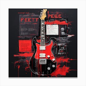 Peetie Pee Canvas Print