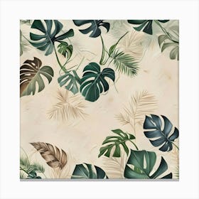 Tropical Leaves 31 Canvas Print