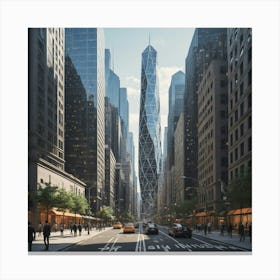 New York City Skyline 1 Canvas Print