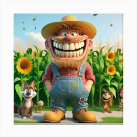 Farm Happy Canvas Print