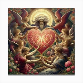 Angels Of The Heart Canvas Print