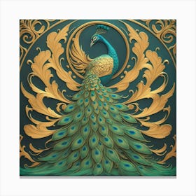 Peacock 47 Canvas Print