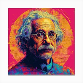 Albert Einstein 20 Canvas Print