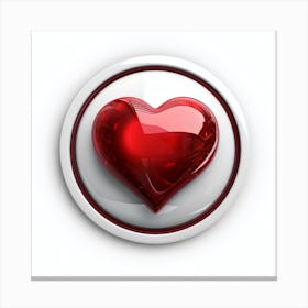 Heart Icon Canvas Print