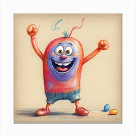 Little Monster Canvas Print