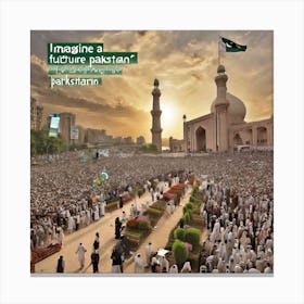 Imagine A Future Pakistan Canvas Print