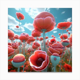 Poppies 42 Canvas Print