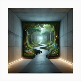 Forest Path Canvas Print