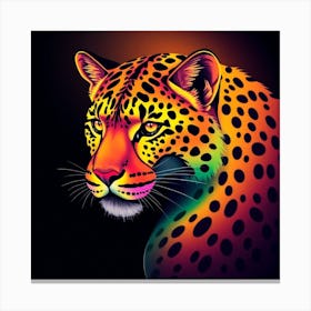 Leopard Painting Canvas Print