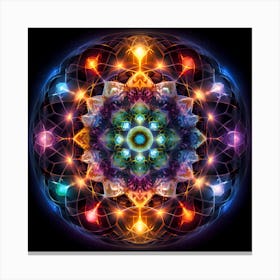 Trippy Kaleidoscope Canvas Print