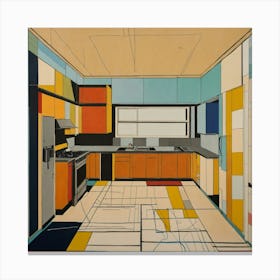 Kitchen By John Wilson Canvas Print