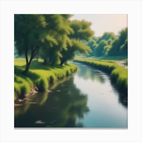 River In The Grass 29 Canvas Print