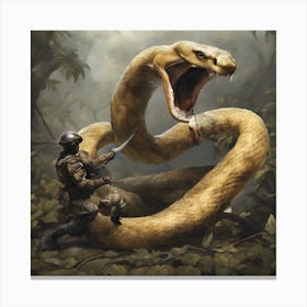 Saber Tooth Tiger Canvas Print