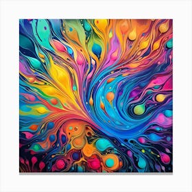 Abstract Abstract Painting 2 Canvas Print