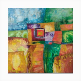 Living Room Wall Art, Landscape, Vibrant Expressions Canvas Print