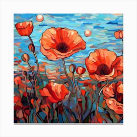 Poppies 16 Canvas Print