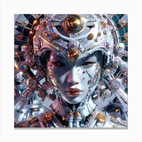 Futuristic Woman 25 Canvas Print