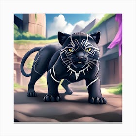 Black Panther 2 1 Canvas Print