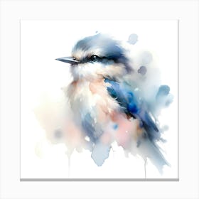 Watercolor Of A Bird Canvas Print