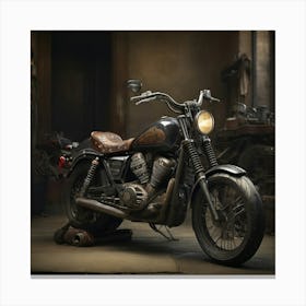 Yamaha Chopper Canvas Print