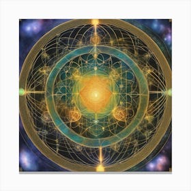 Sacred Geometry 444 Canvas Print