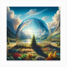 Glass Dome 1 Canvas Print