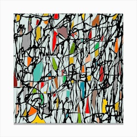 Pollock Wink Canvas Print