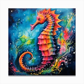 Seahorse 4 Canvas Print